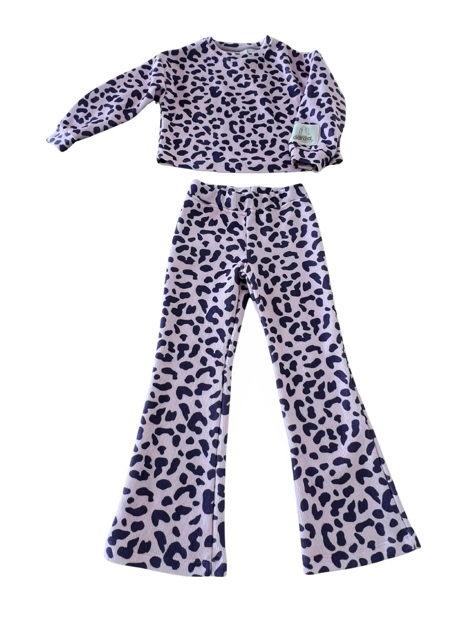 Set Dimensione Danza maculato viola bambina Vesti Quasi Gratis