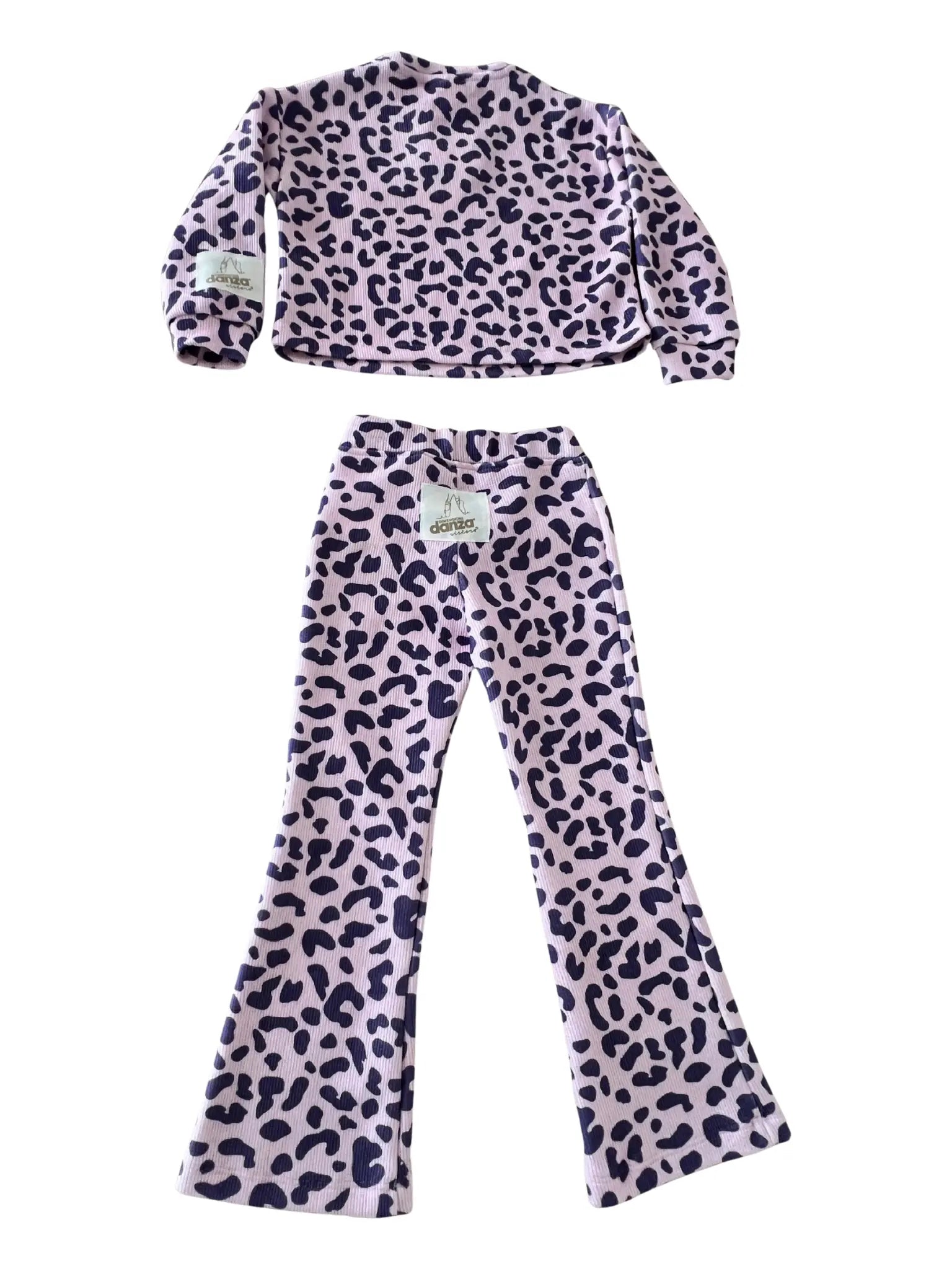 Set Dimensione Danza maculato viola bambina Vesti Quasi Gratis