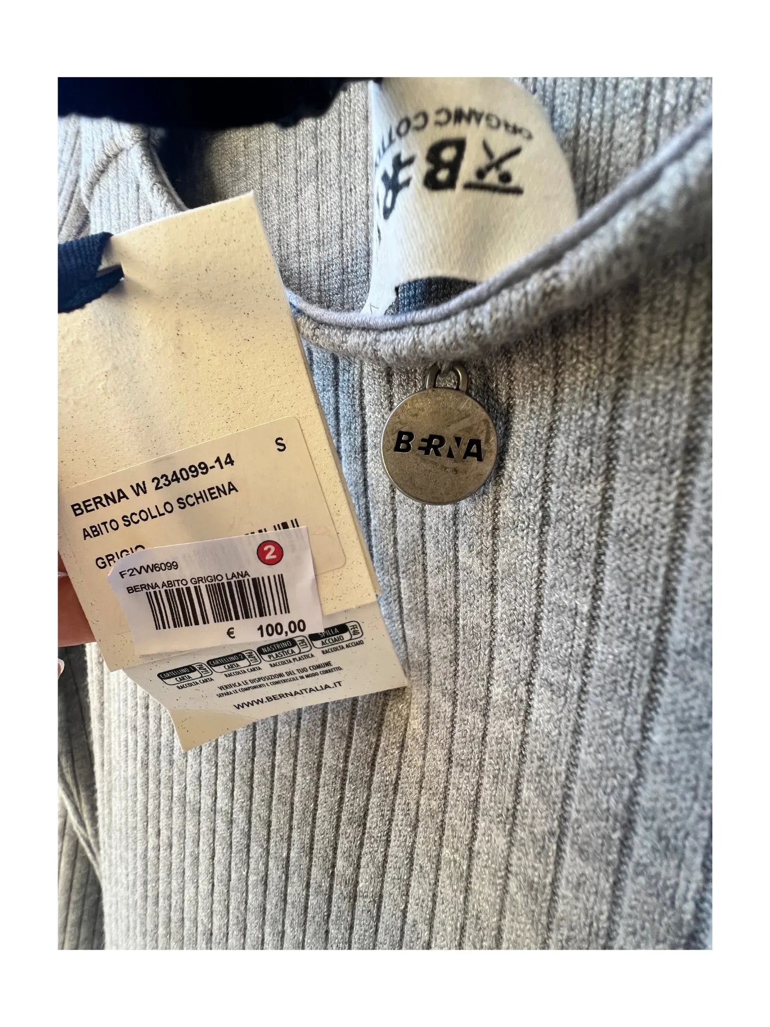 Abito Midi a costine Berna Vesti Quasi Gratis