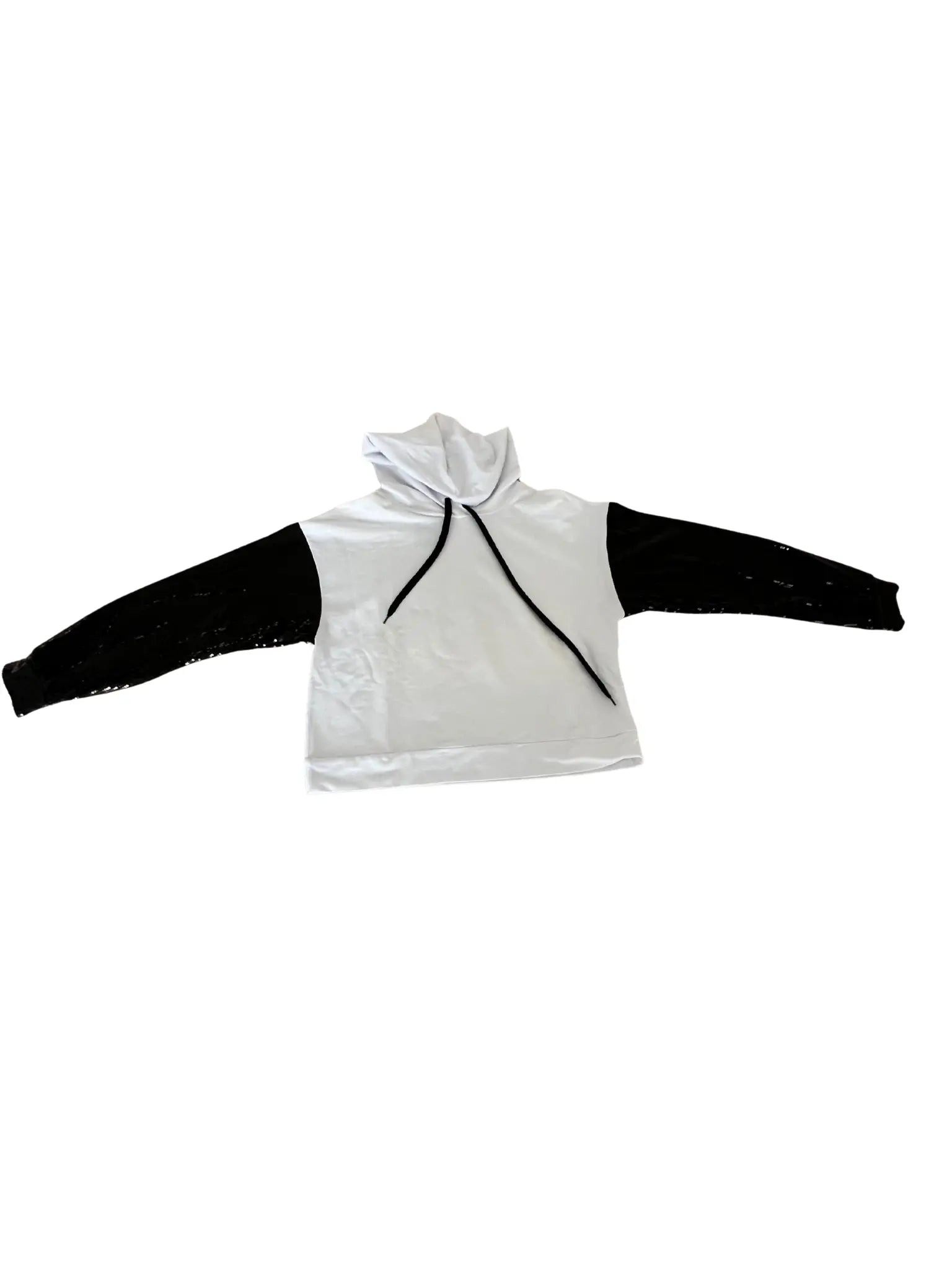 Felpa Bicolore corta J'AIME Vesti Quasi Gratis