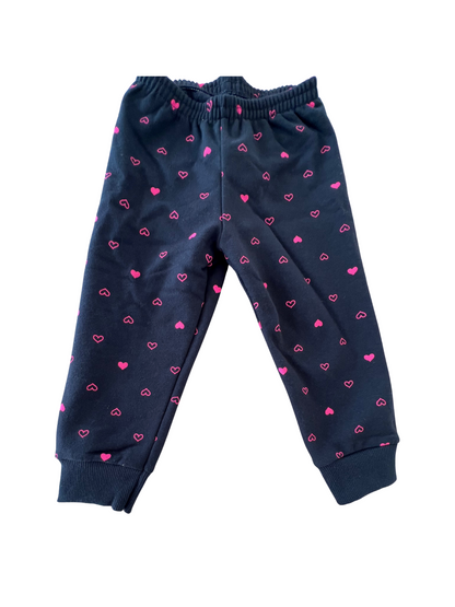 Set Tuta  Kyly  fucsia con cuore Bambina Vesti Quasi Gratis
