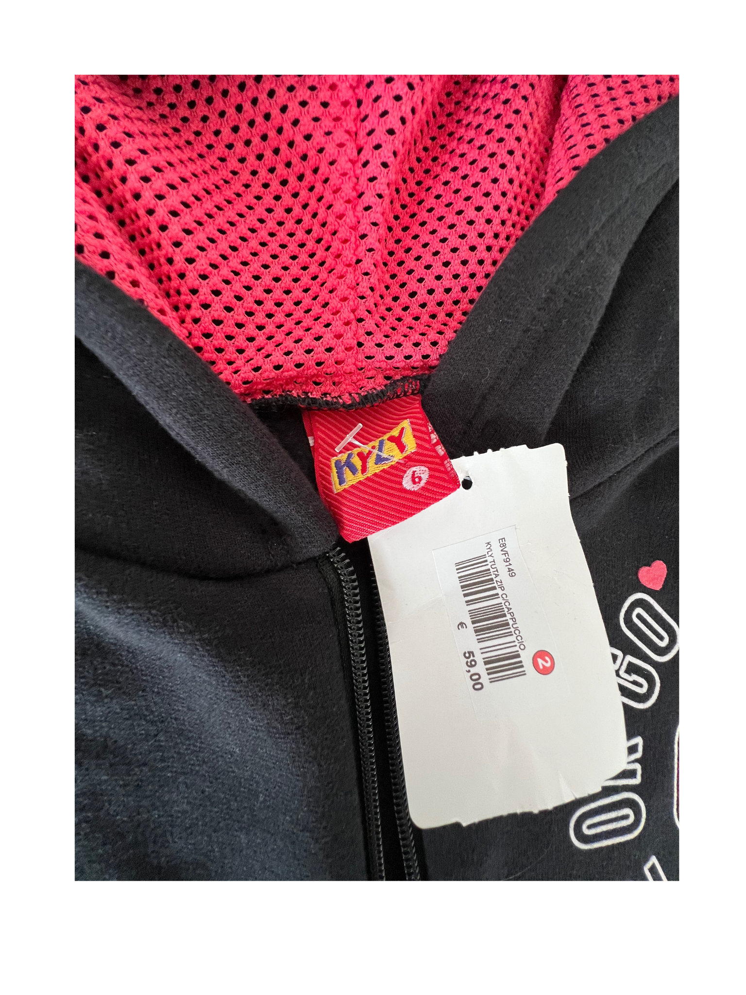 Set Tuta Kyly zip Bambina Vesti Quasi Gratis