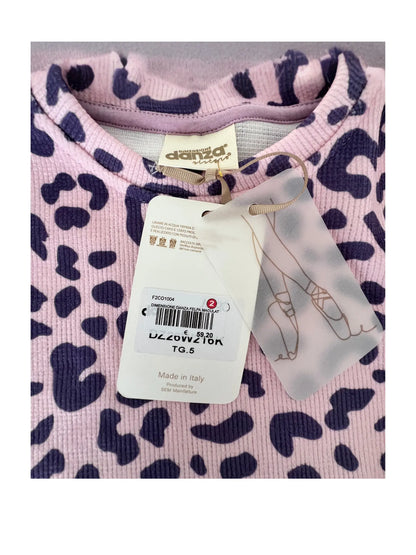 Set Dimensione Danza maculato viola bambina Vesti Quasi Gratis