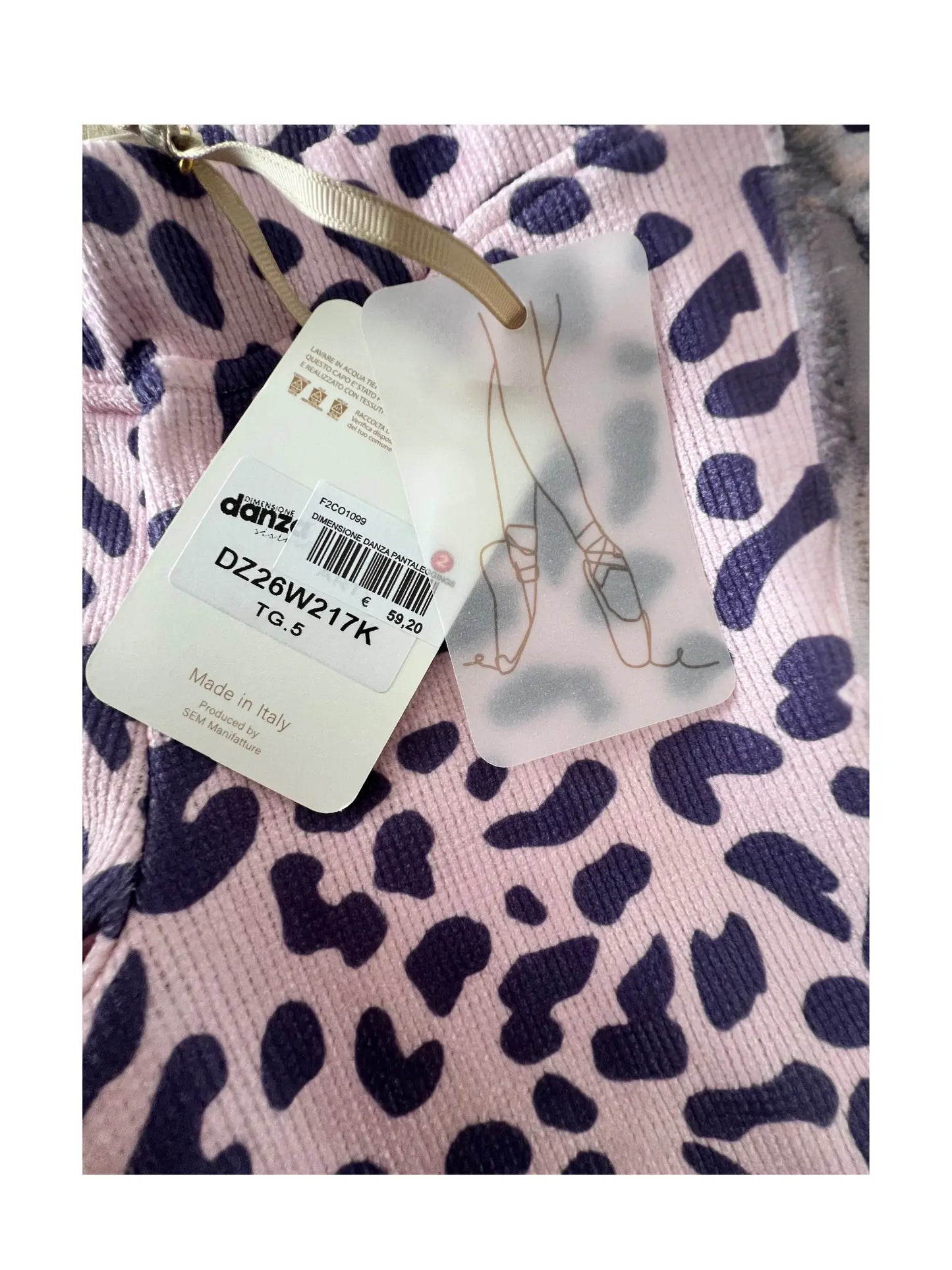 Set Dimensione Danza maculato viola bambina Vesti Quasi Gratis